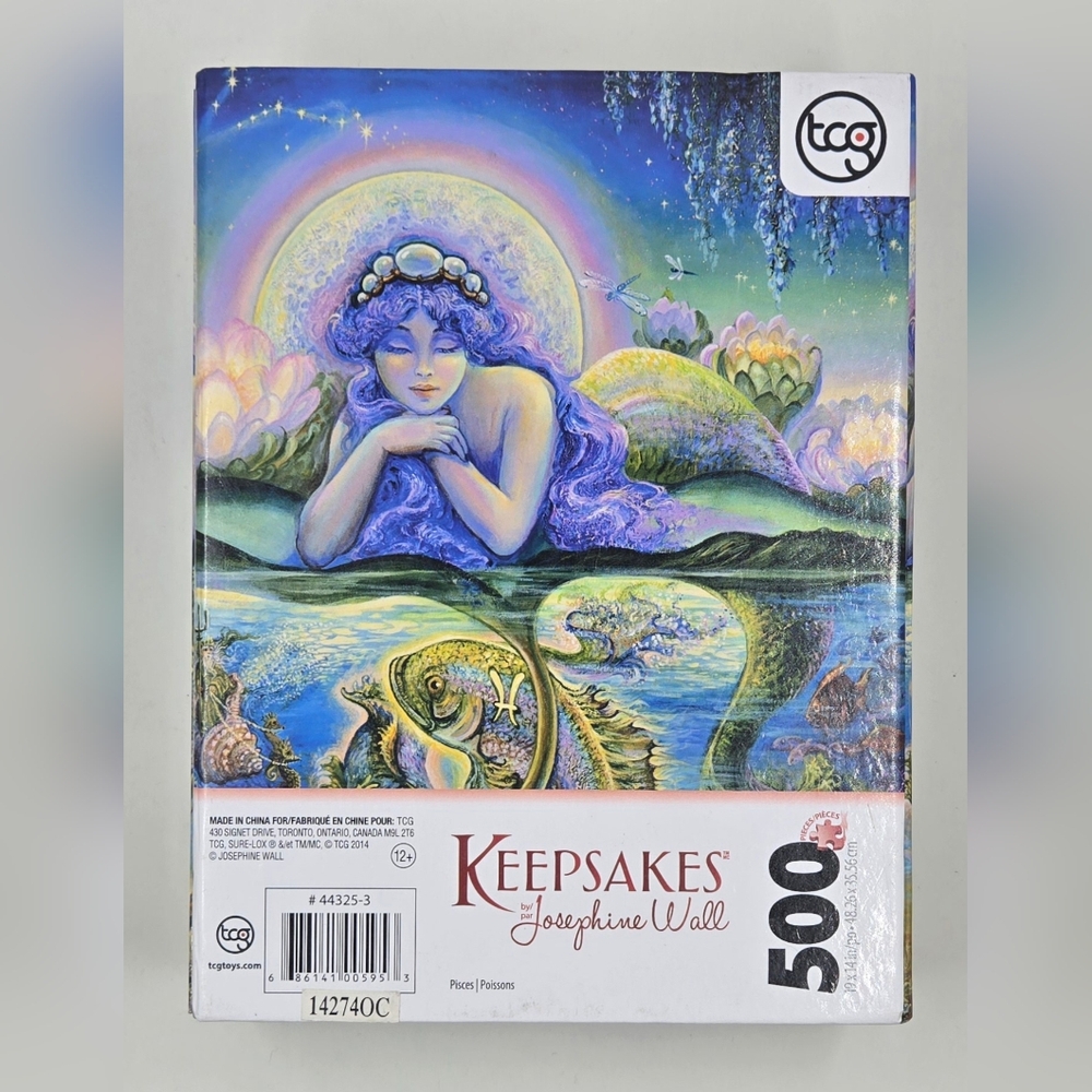 KEEPSAKES 500-Piece Puzzle: Pisces By Josephine Wall
